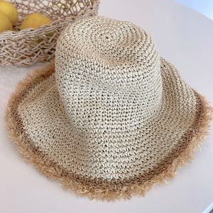 Woven bucket hat
